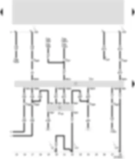 Wiring Diagram  SEAT TOLEDO 1999 - Control unit of the automatic gearbox - multifunctional indicator