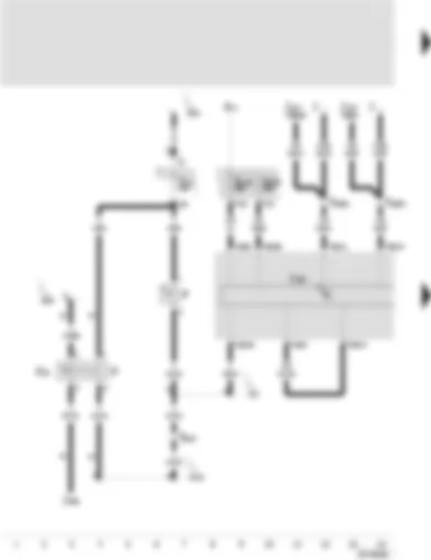 Wiring Diagram  SEAT TOLEDO 1999 - ABS control unit - brake light switch