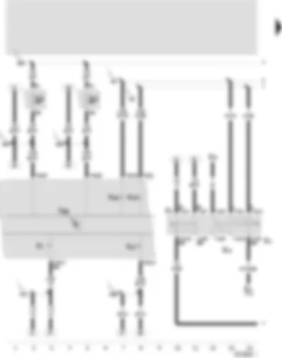 Wiring Diagram  SEAT TOLEDO 1999 - Dashboard - indicator switch - low beam and flashing switches - parking light switch