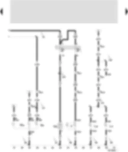 Wiring Diagram  SEAT TOLEDO 1999 - Rear right light - rear fog lamp - glove compartment light - registration plate light - rear right indicator