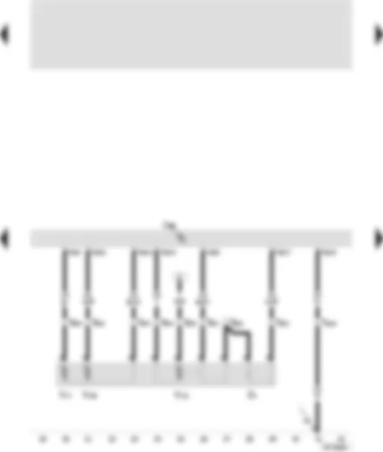 Wiring Diagram  SEAT TOLEDO 1999 - Driver side door control unit - driver side electric exterior mirror