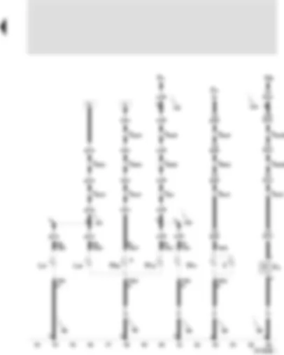 Wiring Diagram  SEAT TOLEDO 1999 - Reverse lights - baggage compartment light switch - registration plate light - brake light - rear fog lamp