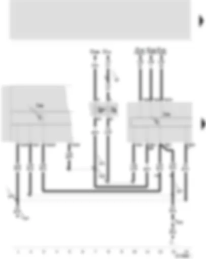 Wiring Diagram  SEAT TOLEDO 1999 - Control unit with visor for radio and navigation - instrument panel