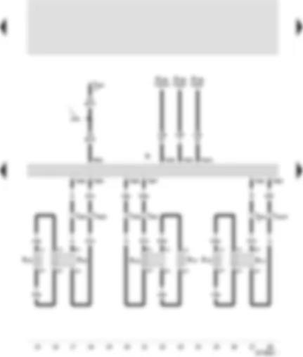 Wiring Diagram  SEAT TOLEDO 1999 - Radio - front right speakers - rear speakers
