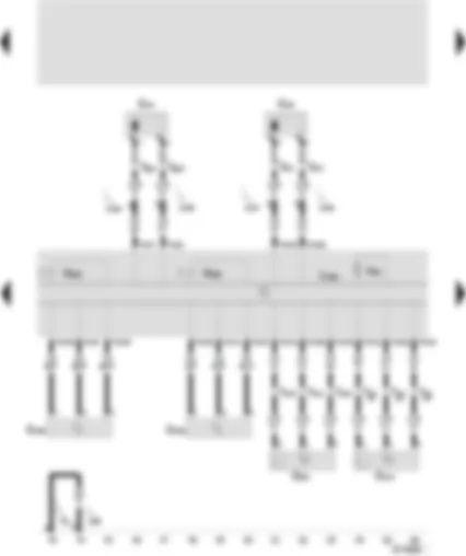 Wiring Diagram  SEAT TOLEDO 1999 - Control unit for ABS with EDS - TCS and ESP - lateral acceleration sender - brake pressure sender - yaw rate sender - ABS hydraulic pump