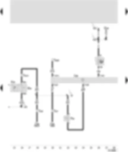 Wiring Diagram  SEAT TOLEDO 1999 - Control unit of the coolant - air conditioning switch - external temperature switch