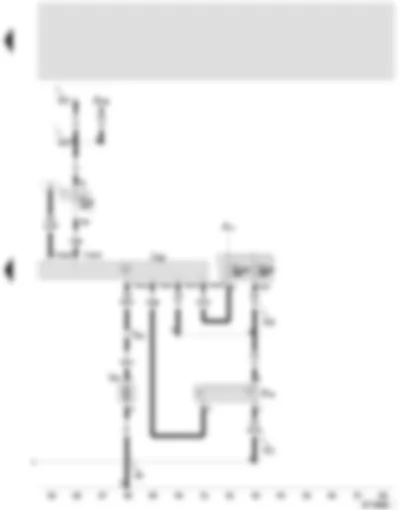 Wiring Diagram  SEAT TOLEDO 1999 - Radiator fan control unit - radiator fan thermal switch - continued coolant circulation pump