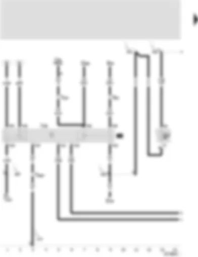 Wiring Diagram  SEAT TOLEDO 1999 - Starting block relay and reverse light