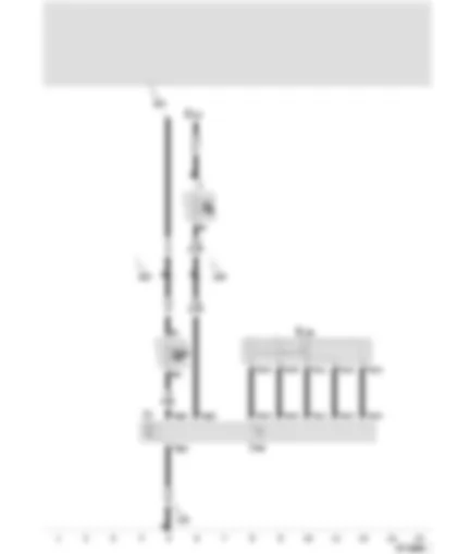 Wiring Diagram  SEAT TOLEDO 1999 - Sliding roof adjustment control unit - sliding roof adjustment regulator
