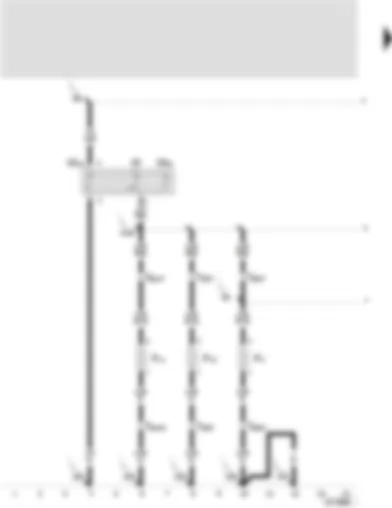 Wiring Diagram  SEAT TOLEDO 1999 - Front compartment light - driver and passenger reading light - front door switch (passenger side) - rear door switches