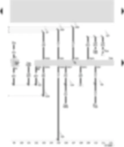 Wiring Diagram  SEAT TOLEDO 1999 - Convenience system central control unit