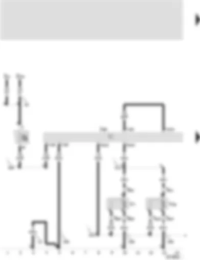 Wiring Diagram  SEAT TOLEDO 2000 - Control unit for radiator fan - radiator fan