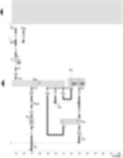 Wiring Diagram  SEAT TOLEDO 2000 - Control unit for radiator fan - radiator fan thermo switch - continued coolant circulation pump