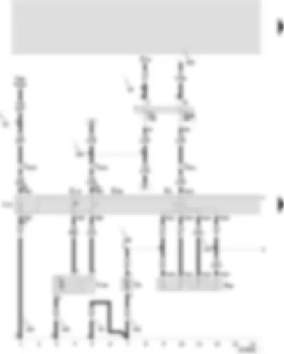 Wiring Diagram  SEAT TOLEDO 2000 - Fresh air blower switch - fresh air and air recirculation switch - fresh air/air recirculation warning lamp - fresh air controls light bulb