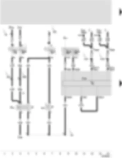 Wiring Diagram  SEAT TOLEDO 2000 - Control unit for ABS with EDS - brake light switch - brake pedal switch for CC/diesel direct injection system