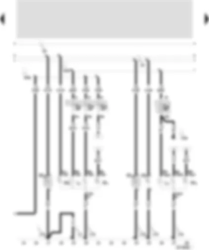 Wiring Diagram  SEAT TOLEDO 2000 - Twin filament bulb/sealed beam insert - left - twin filament bulb/sealed beam insert - right - side light bulb - left