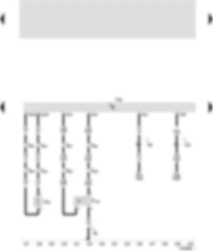 Wiring Diagram  SEAT TOLEDO 2000 - Convenience system central control unit - contact switch in lock cylinder for rear lid - anti-theft alarm system and central locking system - rear lid central locking motor