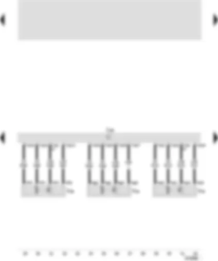 Wiring Diagram  SEAT TOLEDO 2000 - Control unit for seat adjustment with memory motor for driver