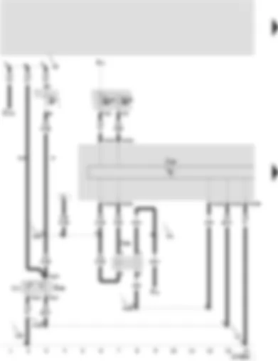 Wiring Diagram  SEAT TOLEDO 2000 - Control unit for ABS with EDS - button for TCS/ESP - anti-slip control switch illumination - relay for deactivating brake lights