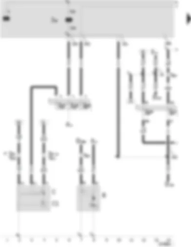Wiring Diagram  SEAT TOLEDO 2000 - Battery - starter - alternator - voltage regulator - ignition/starter switch - relief relay for x contact