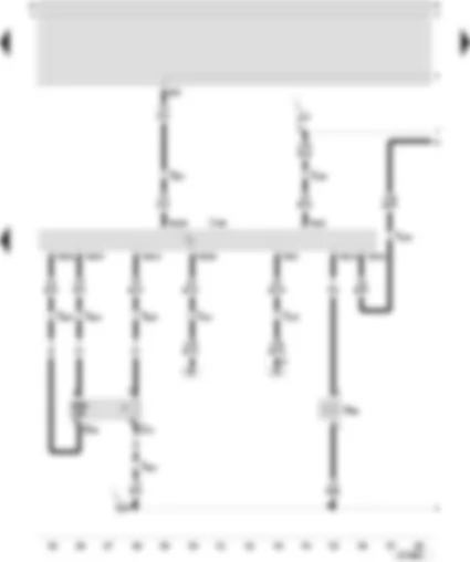 Wiring Diagram  SEAT TOLEDO 2000 - 4LV control unit (injection system) - lambda probe - activated charcoal filter system solenoid valve i (pulsed) - heating for Lambda probe