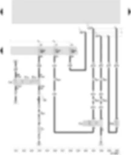 Wiring Diagram  SEAT TOLEDO 2001 - Heated rear window switch - heated rear window warning lamp - heated rear window switch light bulb - rear window wiper motor - windscreen/rear window washer pump - heated rear window