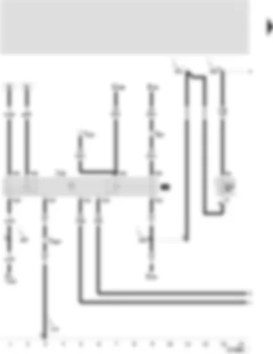 Wiring Diagram  SEAT TOLEDO 2000 - Relay for starter inhibitor and reversing light