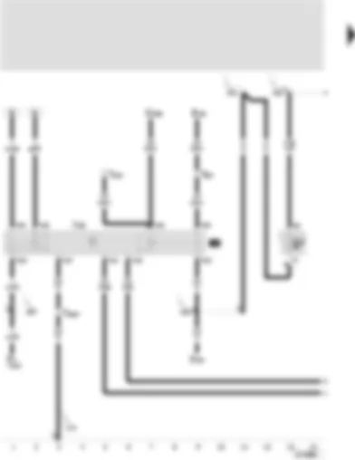 Wiring Diagram  SEAT TOLEDO 2000 - Starter inhibitor and reversing light relay
