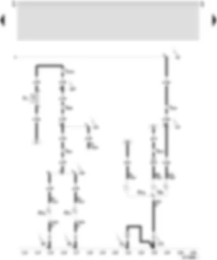 Wiring Diagram  SEAT TOLEDO 2000 - Reverse light switch rear right turn signal bulb - reverse light bulb - left - reverse light bulb - right