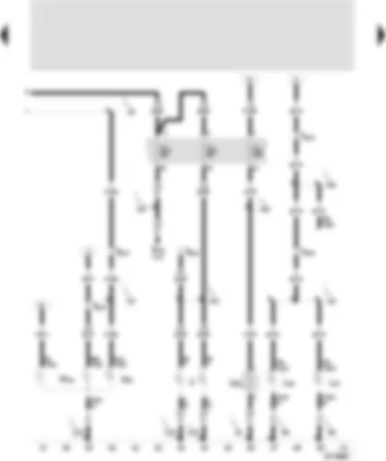 Wiring Diagram  SEAT TOLEDO 2000 - Rear fog light bulb left - rear fog light bulb right - rear right turn signal bulb - bulb for brake and rear light right - glove box light