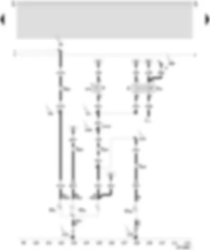 Wiring Diagram  SEAT TOLEDO 2000 - Brake light switch - Cruise cont. sys. brake pedal switch (diesel direct inj. System) - rear left turn signal bulb - brake and tail light bulb - left