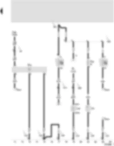 Wiring Diagram  SEAT TOLEDO 2001 - Taxi meter - vehicle symbol illumination - two-way radio socket