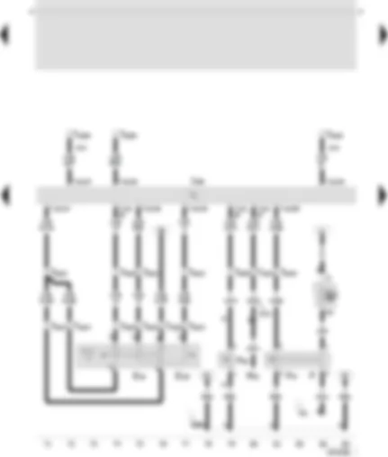 Wiring Diagram  SEAT TOLEDO 2002 - Diesel direct injection control unit - CCS switch - CCS button (set) - brake light switch - clutch pedal switch