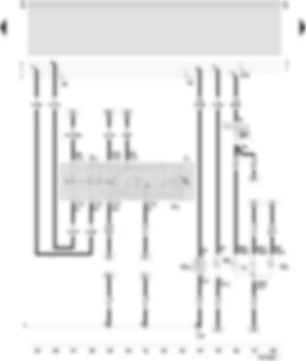 Wiring Diagram  SEAT TOLEDO 2001 - Hazard warning light switch - turn signal relay - hazard warning light warning lamp - twin filament bulb/sealed beam insert right