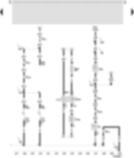 Wiring Diagram  SEAT TOLEDO 2001 - Tank filler flap remote release switch - luggage compartment light switch - foglight bulb - rear left - foglight bulb - rear right - luggage compartment light