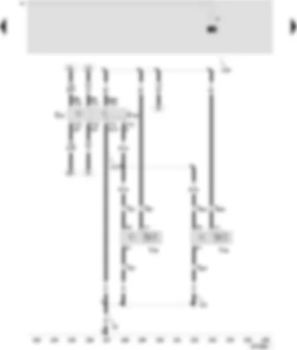 Wiring Diagram  SEAT TOLEDO 2001 - Light regulator - switches and instruments - headlight range control adjuster - headlight range control adjuster left - headlight range control adjuster motor right