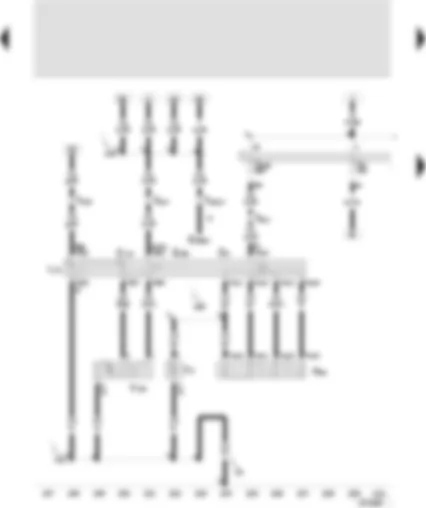 Wiring Diagram  SEAT TOLEDO 2001 - Fresh air blower switch - fresh air/air recirculating flap switch - fresh air/air recirculation warning lamp - light bulb fresh air controls - oil level and temperature sender