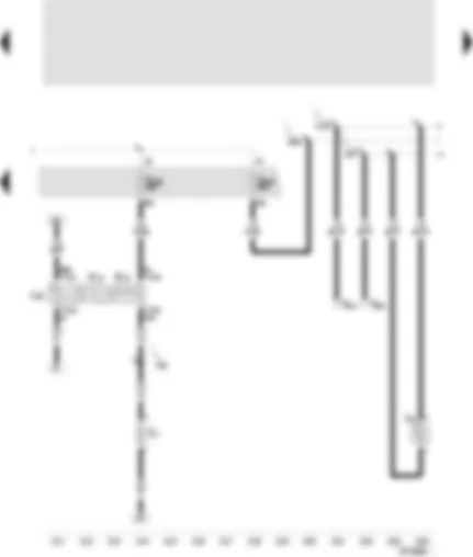 Wiring Diagram  SEAT TOLEDO 2001 - Heated rear window switch - heated rear window warning lamp - heated rear window switch light bulb - windscreen washer pump - heated rear window