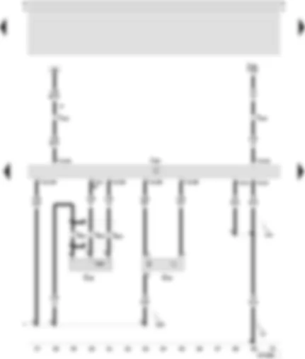 Wiring Diagram  SEAT TOLEDO 2001 - Motronic control unit - engine speed sender - Hall sender