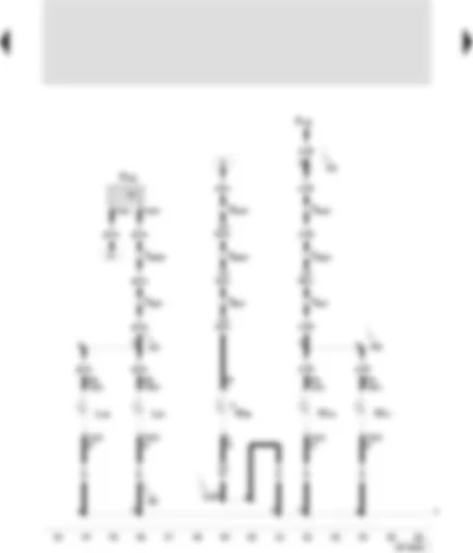 Wiring Diagram  SEAT TOLEDO 2000 - Rear fog light cut-out contact switch - fog light bulb rear left - fog light bulb rear right - reversing light bulb left