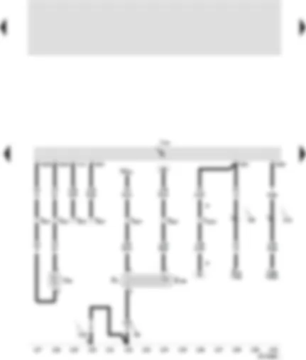 Wiring Diagram  SEAT TOLEDO 2000 - Convenience system central control unit - tailgate/boot lid release switch - luggage compartment light switch tailgate/boot lid central locking motor