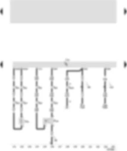 Wiring Diagram  SEAT TOLEDO 2000 - Convenience system central control unit - contact switch in lock cylinder for tailgate/boot lid/anti-theft alarm/central locking - tailgate/boot lid central locking motor