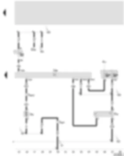 Wiring Diagram  SEAT TOLEDO 2005 - Radiator fan control unit - radiator fan temperature switch - continued coolant circulation pump