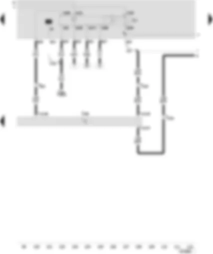 Wiring Diagram  SEAT TOLEDO 2000 - 4LV control unit (injection system) - fuel pump relay