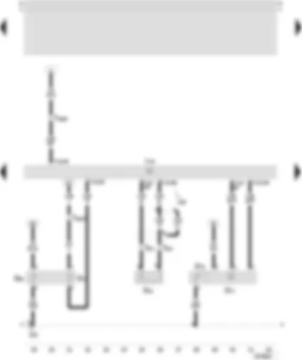 Wiring Diagram  SEAT TOLEDO 2001 - 4LV control unit (injection system) - coolant temperature sender - knock sensor I