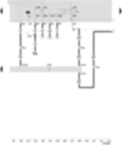 Wiring Diagram  SEAT TOLEDO 2001 - 4LV control unit (injection system) - fuel pump relay
