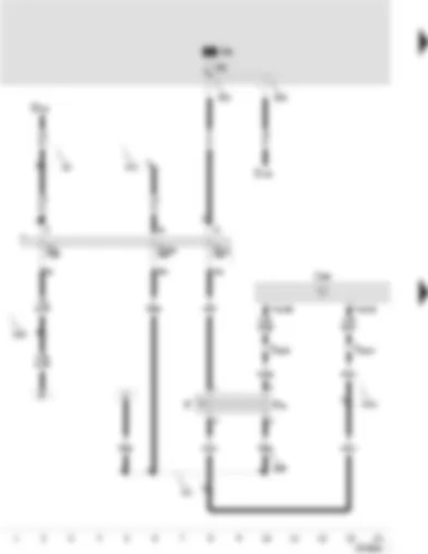 Wiring Diagram  SEAT TOLEDO 2000 - Diesel direct injection control unit - brake light switch - CCS brake pedal switch/diesel direct injection system
