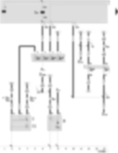 Wiring Diagram  SEAT TOLEDO 2002 - Battery - starter - alternator - voltage regulator - ignition/starter switch - X contact relief relay