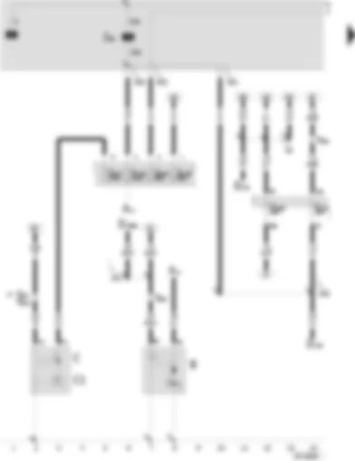 Wiring Diagram  SEAT TOLEDO 2002 - Battery - starter - alternator - voltage regulator - ignition/starter switch - X-contact relief relay