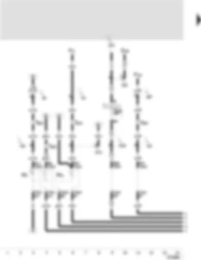 Wiring Diagram  SEAT TOLEDO 2001 - Turn signal bulb - rear left - brake/tail light bulb - left